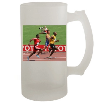 Asafa Powell 16oz Frosted Beer Stein