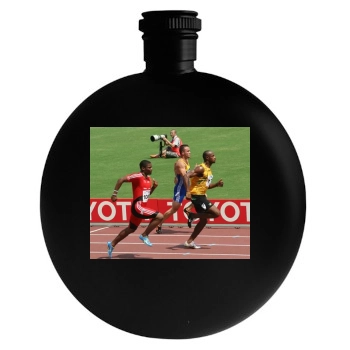 Asafa Powell Round Flask