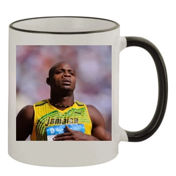 Asafa Powell 11oz Colored Rim & Handle Mug