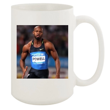 Asafa Powell 15oz White Mug