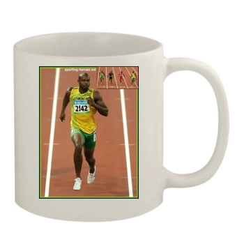 Asafa Powell 11oz White Mug