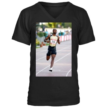 Asafa Powell Men's V-Neck T-Shirt