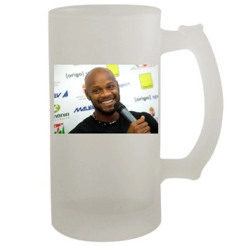 Asafa Powell 16oz Frosted Beer Stein