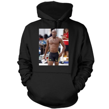 Asafa Powell Mens Pullover Hoodie Sweatshirt