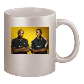 Asafa Powell 11oz Metallic Silver Mug