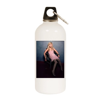 Ashley Tisdale White Water Bottle With Carabiner