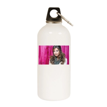 Ashley Tisdale White Water Bottle With Carabiner