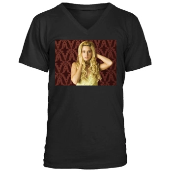 Ashley Tisdale Men's V-Neck T-Shirt