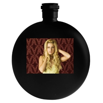 Ashley Tisdale Round Flask