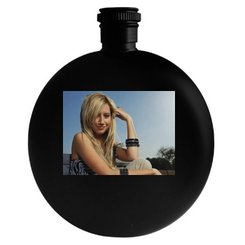 Ashley Tisdale Round Flask