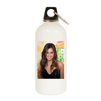 Ashley Tisdale White Water Bottle With Carabiner