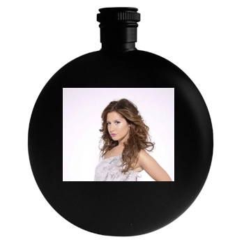 Ashley Tisdale Round Flask