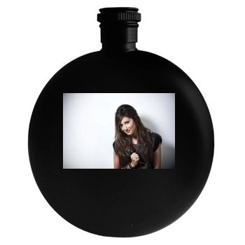 Ashley Tisdale Round Flask