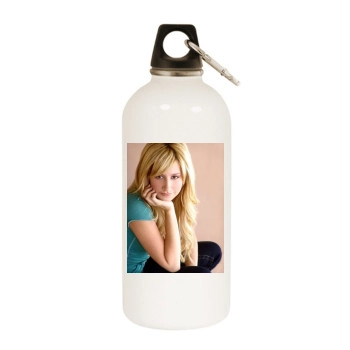 Ashley Tisdale White Water Bottle With Carabiner