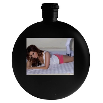 Ashley Tisdale Round Flask