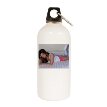 Ashley Tisdale White Water Bottle With Carabiner