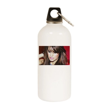 Ashley Tisdale White Water Bottle With Carabiner