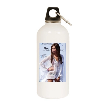 Ashley Tisdale White Water Bottle With Carabiner