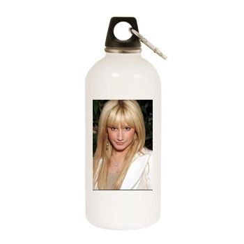 Ashley Tisdale White Water Bottle With Carabiner