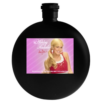 Ashley Tisdale Round Flask