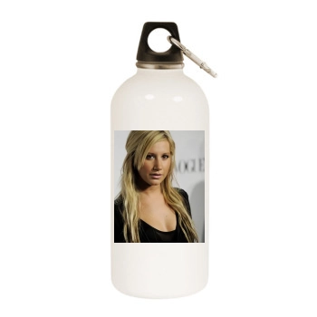 Ashley Tisdale White Water Bottle With Carabiner