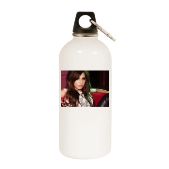 Ashley Tisdale White Water Bottle With Carabiner