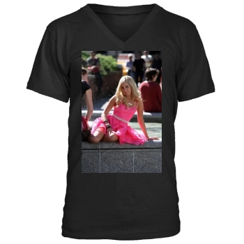 Ashley Tisdale Men's V-Neck T-Shirt