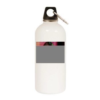 Ashley Tisdale White Water Bottle With Carabiner