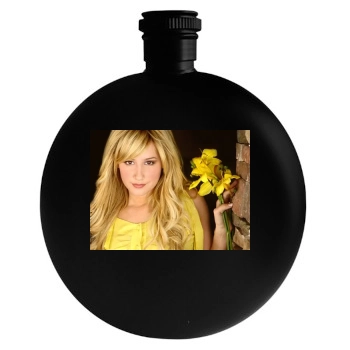 Ashley Tisdale Round Flask