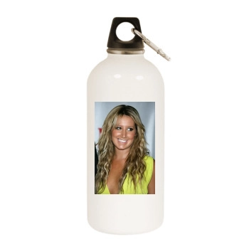 Ashley Tisdale White Water Bottle With Carabiner