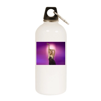 Ashley Tisdale White Water Bottle With Carabiner