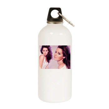 Ashley Tisdale White Water Bottle With Carabiner