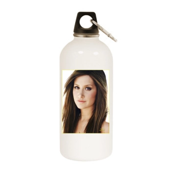 Ashley Tisdale White Water Bottle With Carabiner