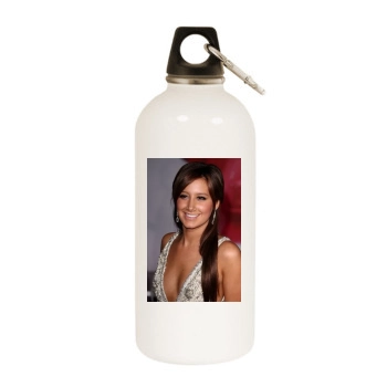 Ashley Tisdale White Water Bottle With Carabiner