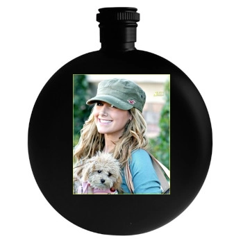 Ashley Tisdale Round Flask