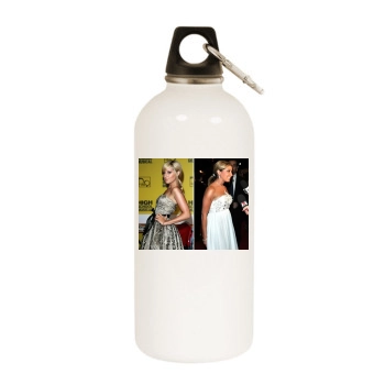 Ashley Tisdale White Water Bottle With Carabiner