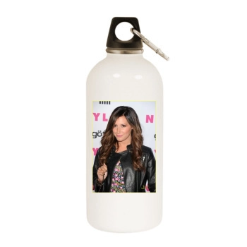 Ashley Tisdale White Water Bottle With Carabiner