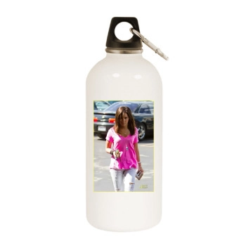 Ashley Tisdale White Water Bottle With Carabiner