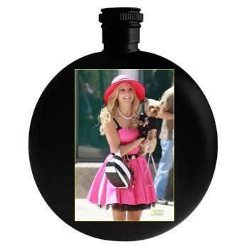 Ashley Tisdale Round Flask