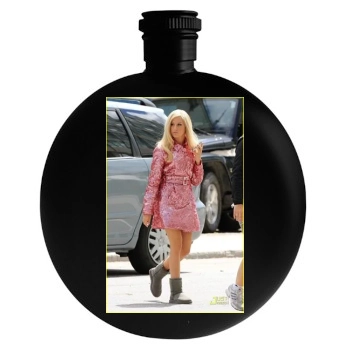 Ashley Tisdale Round Flask