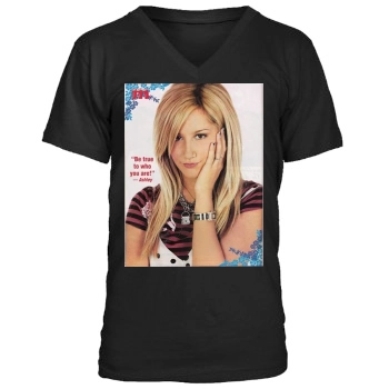 Ashley Tisdale Men's V-Neck T-Shirt