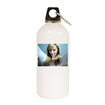 Ashley Tisdale White Water Bottle With Carabiner