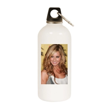 Ashley Tisdale White Water Bottle With Carabiner