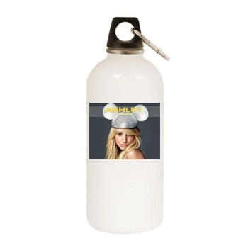 Ashley Tisdale White Water Bottle With Carabiner