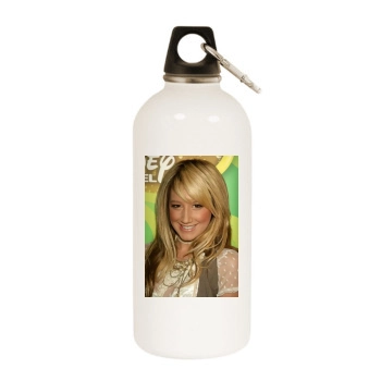 Ashley Tisdale White Water Bottle With Carabiner