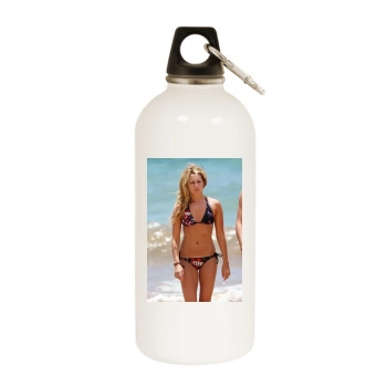 Ashley Tisdale White Water Bottle With Carabiner