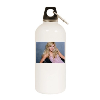 Ashley Tisdale White Water Bottle With Carabiner