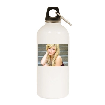 Ashley Tisdale White Water Bottle With Carabiner