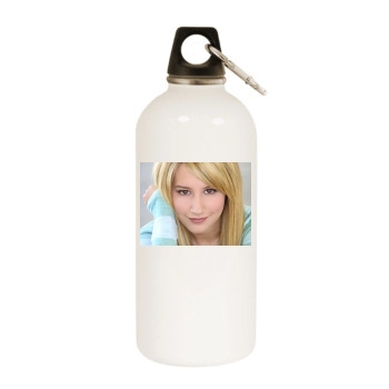 Ashley Tisdale White Water Bottle With Carabiner