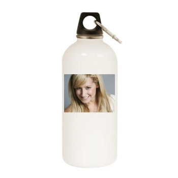 Ashley Tisdale White Water Bottle With Carabiner